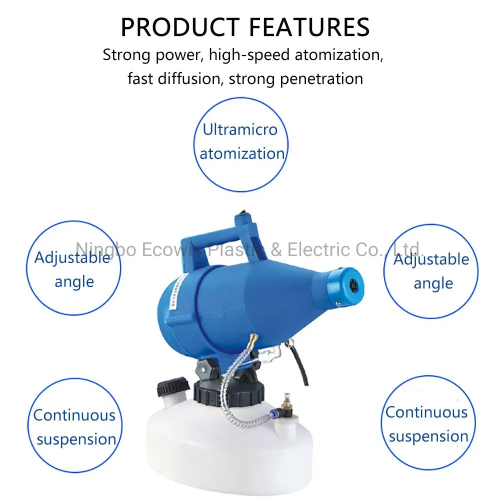 Portable 4.5 Liter Pest Control Electronic Ulv Fogger