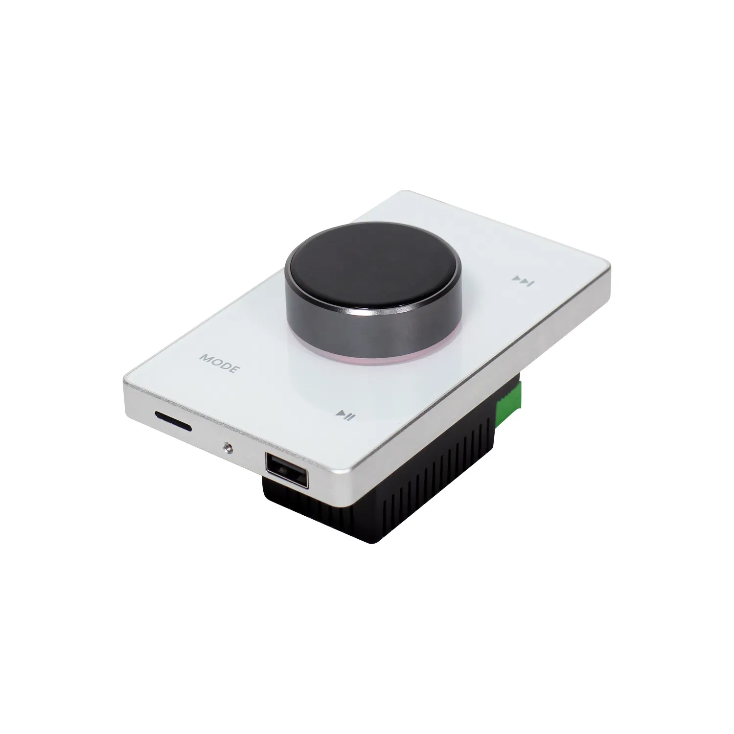 Wall Mount Amplifier Volume Control Switch 4*25W Rectangle Volume Controller Wall Amplifier with Color LCD Display