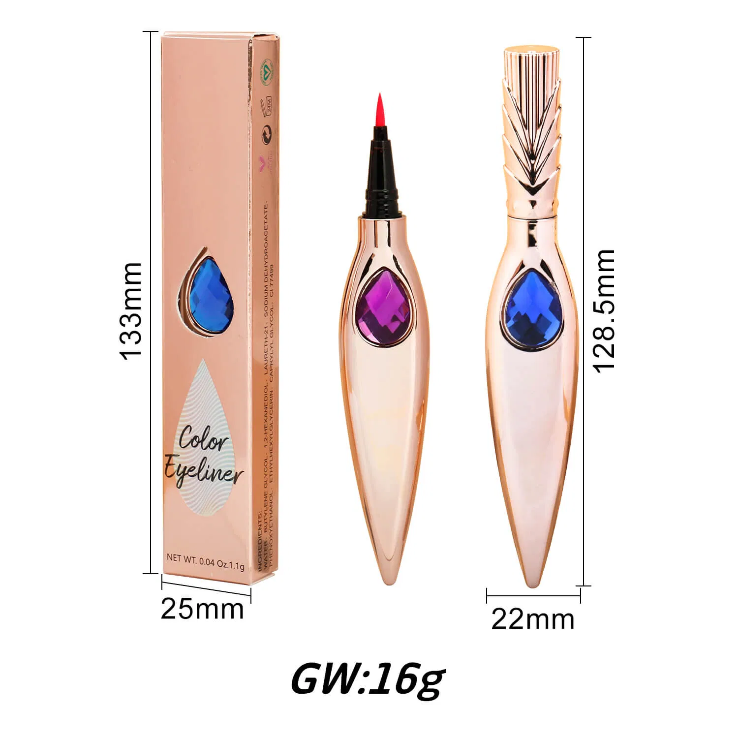 New Hot Cosmetics Eyeliner Easy to Use Free Sample