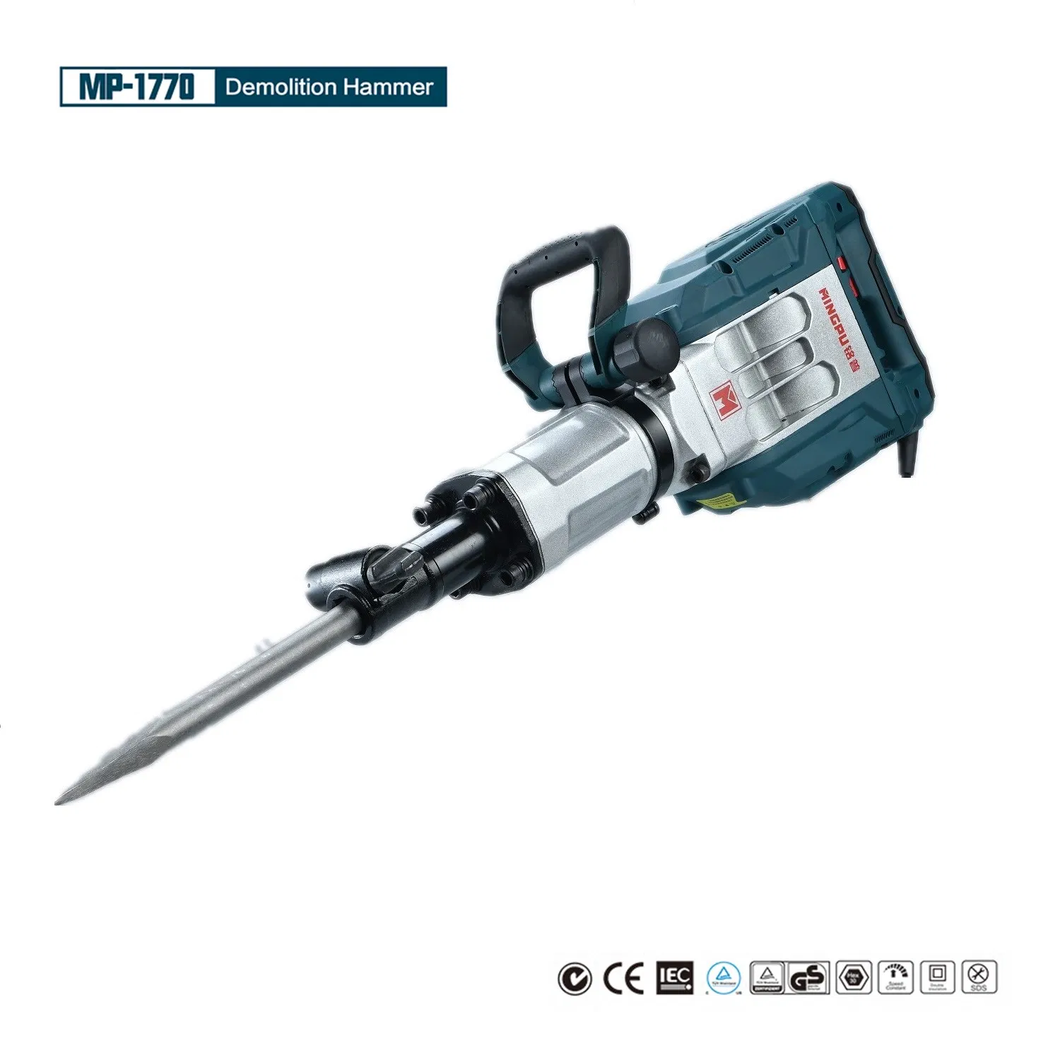 Breaker 1900W 65mm Electric Power Tools Demolition Hammer Drill