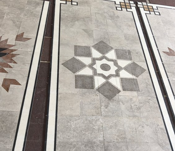 Natural Stone Waterjet Marble for Floor/Wall