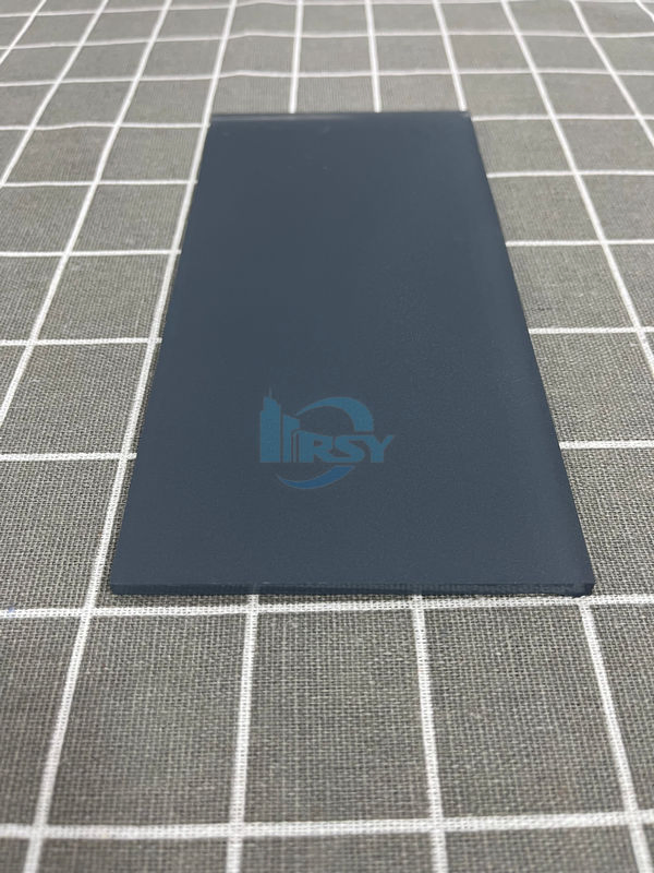 Good Quality Black Color Paint Glass with Acid Etched Surface for Building