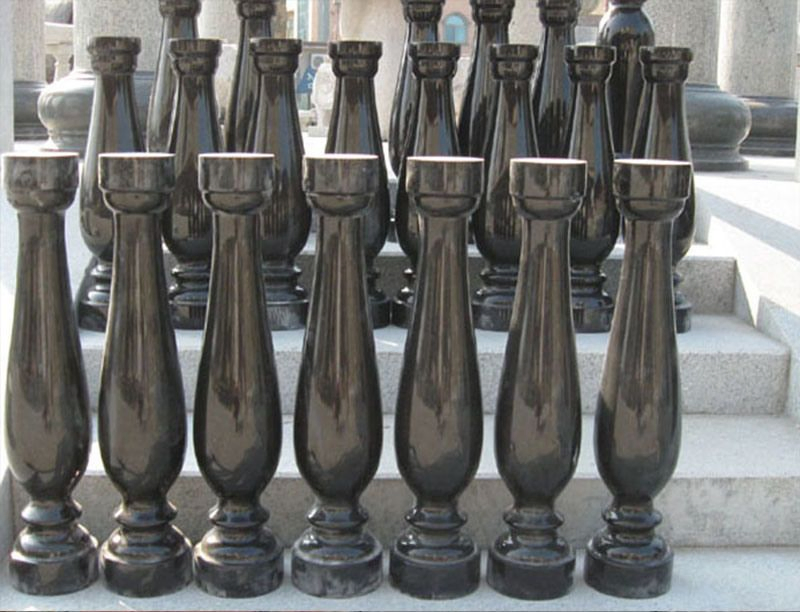 Natural Stone Grey/White/Red/Dark Granite/Marble Baluster/Balustrade Price with Railing Handrail