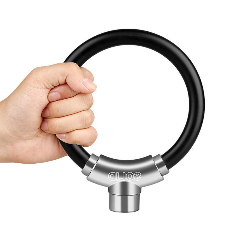 Bicycle Ring Lock Anti-Theft Steel Cable Lock Bike Anti-Liquid Road Bicycle Portable Ring Mini Security Bicycle Mountain (YH1686)