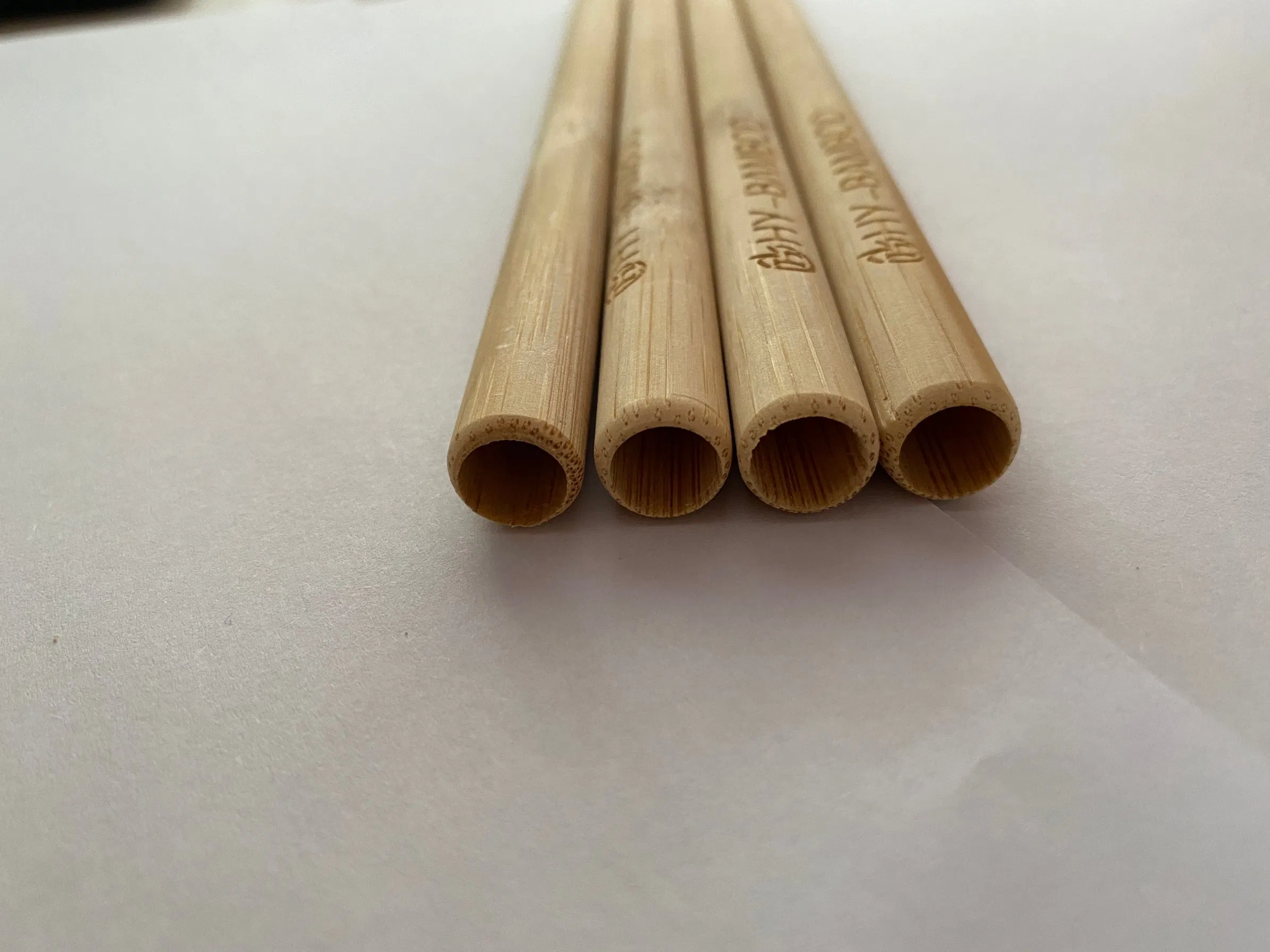 Disposable Carbonization Bamboo Straw 8.0*200mm