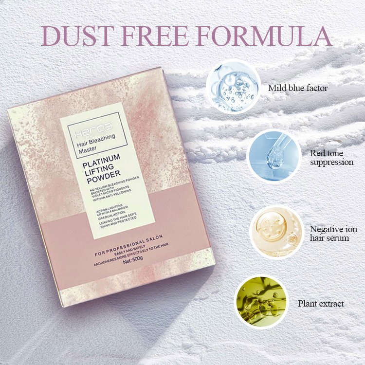 Keroa Professional 9+ Strong Hair Color Fading Dust Free Hair Bleaching Powder