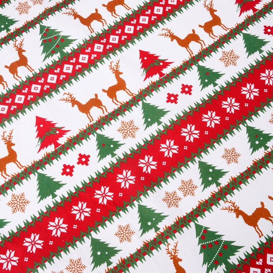 Custom Printed 100% Cotton Tea Towel Christmas Gift Series Made in China