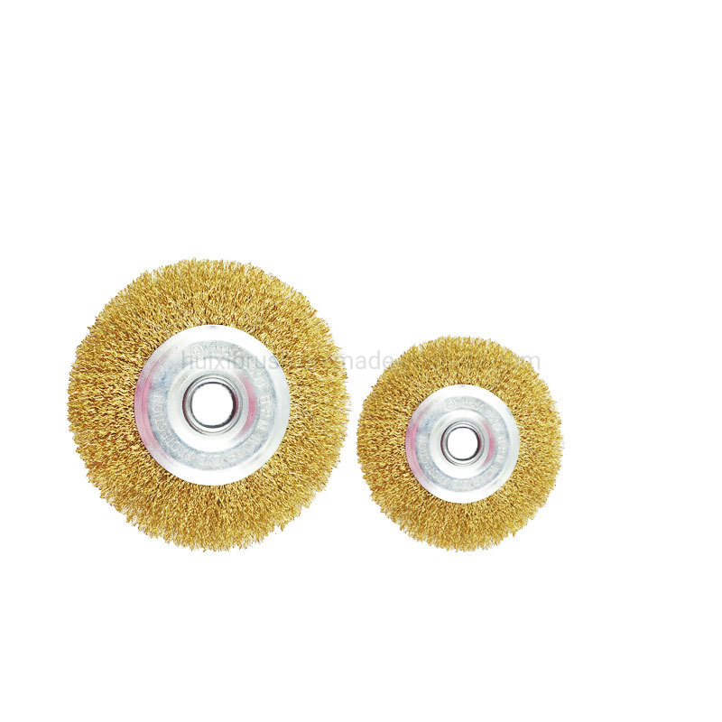 Латунная проволочная щетка-колесо для дрели