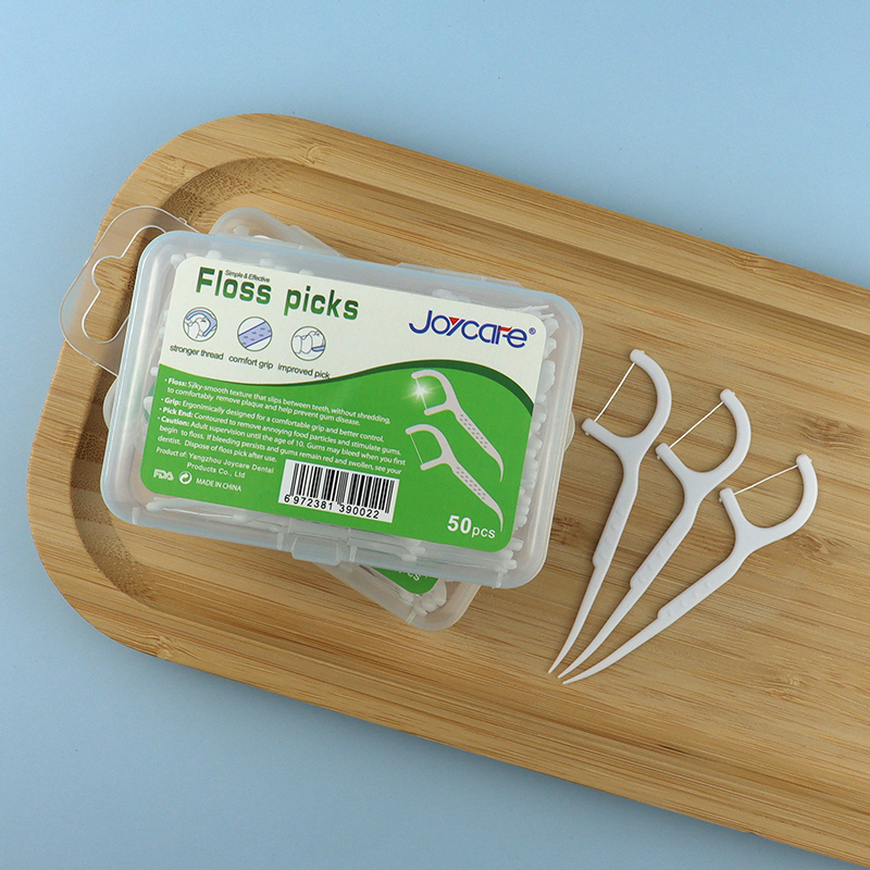 New Design Boxed Package Disposable Plastic Dental Floss Pick
