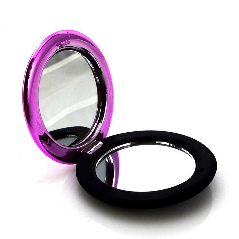 Promotiaon Gifts Plastic Double Sides Foldable Compact Mirror