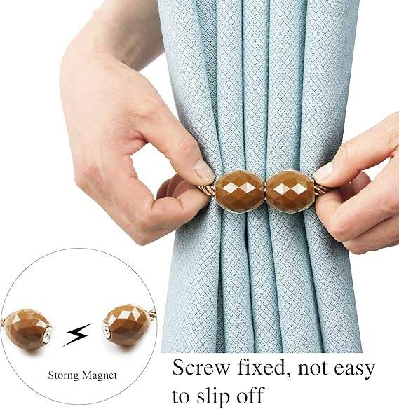 Hot Sale Magnetic Curtain Tiebacks Christmas Curtain Tieback with Multiple Functions