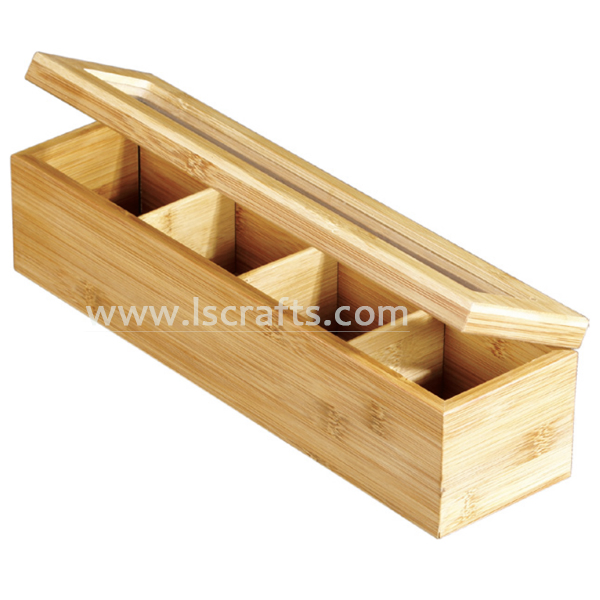 Acacia Wooden Utensil Caddy for Kitchen Storage FSC Is Available