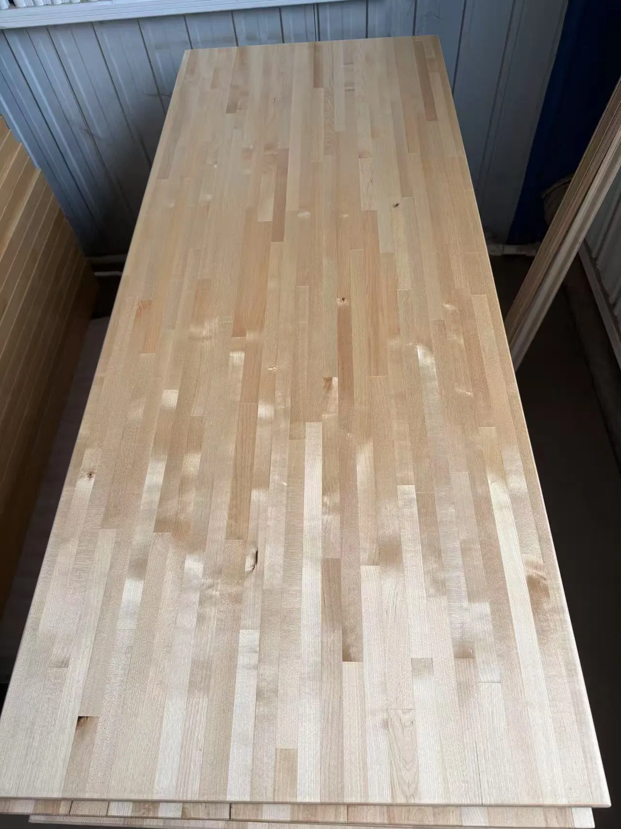 Natural Grain Solid Wood Worktops, Wear-Resistant Wax Oil, Studio &amp; Kitchen