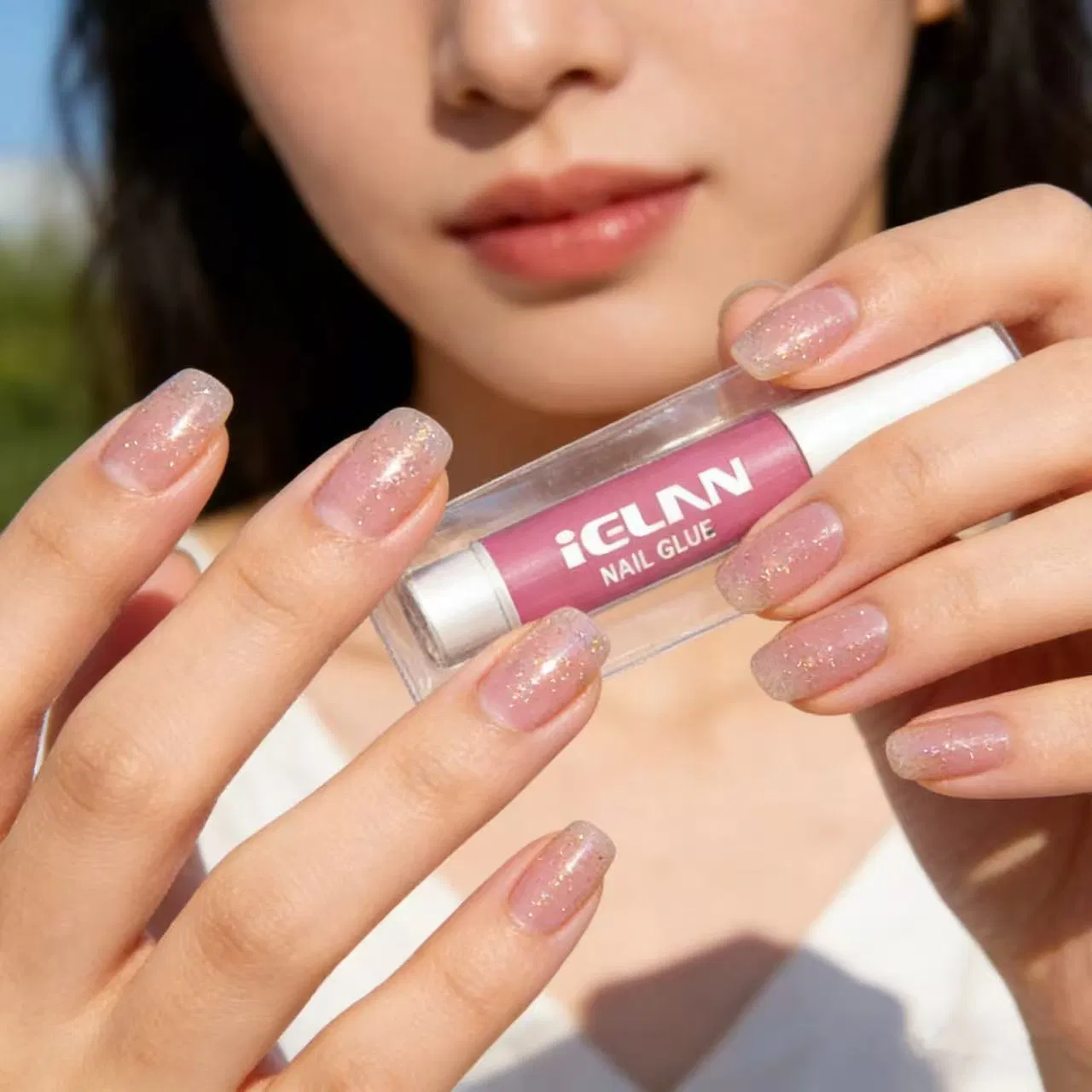Beauty Pink Direct Supply Export Quality Nail Foil Adhesive for Broken Nail