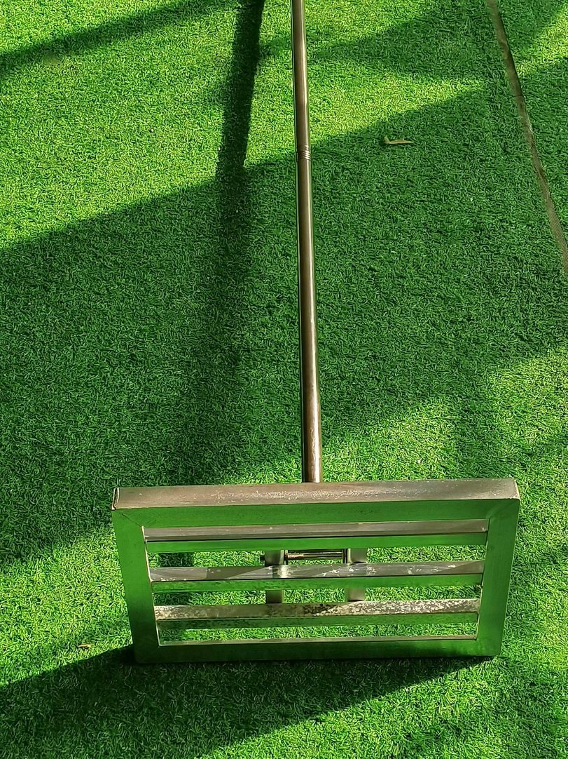 Adjustable Hand Pole Leveling Rake Lawn Leveling Rake