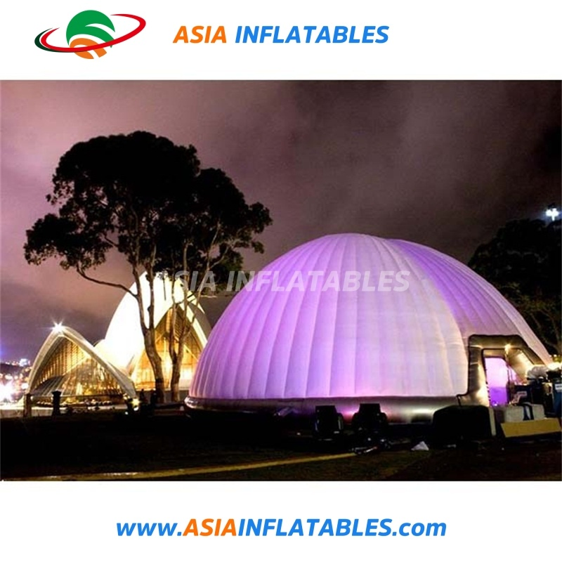 Inflatable Exhibition Clamshell Building Dome