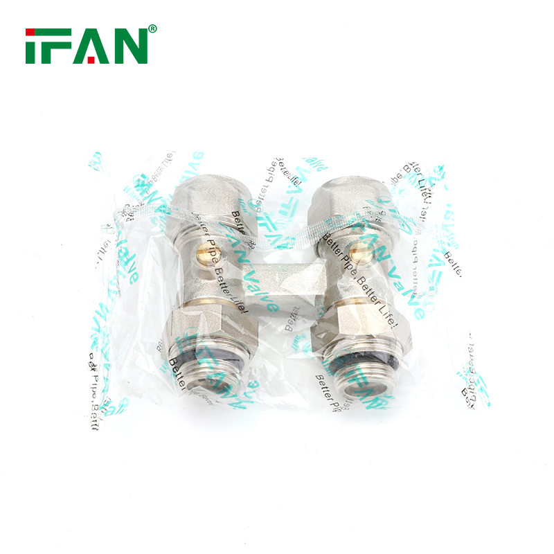 Ifan Floor Heating Systems Spacing 50mm Brass Thermostatic House Heating Straight H Radiator Valve