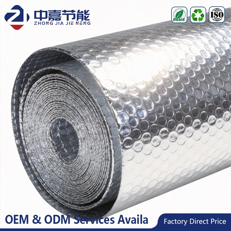 Reflective Foam Insulation Closed Cell Aluminum Foil Facing Roll EPE Foam Thermal Insulation