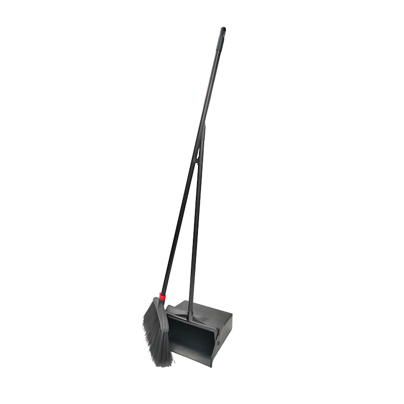 Floor Cleaning Hand Tools 14" Soft-Bristled Broom with 45" Iron Handle