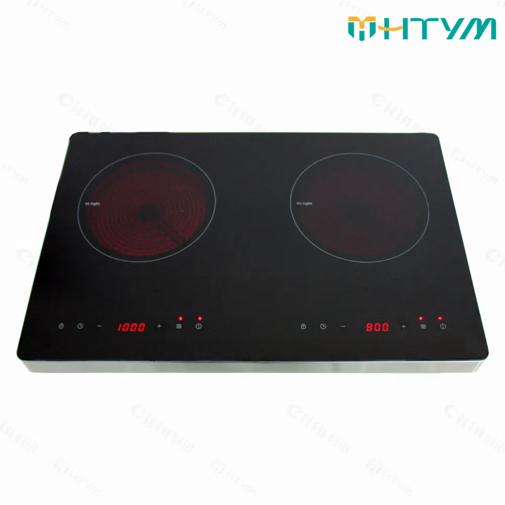 Touch Control High Power Electric Double Ceramic Hob for Versatile Cooking