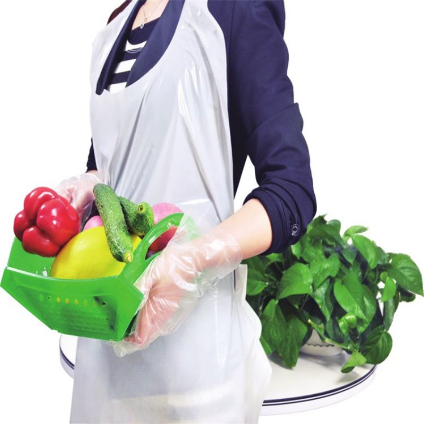 Disposable Medical PE Apron Waterproof Non-Sterile for Hospital Use