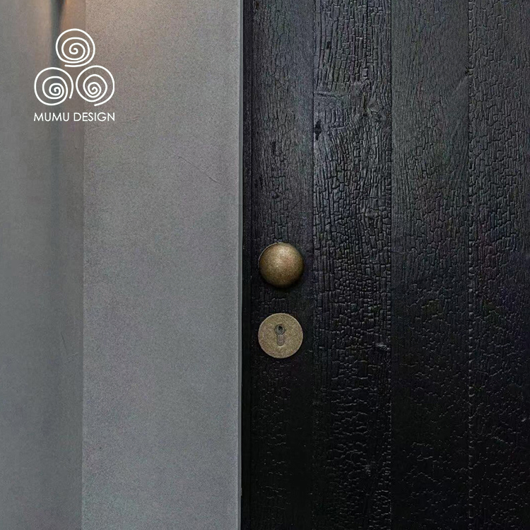 Mumu Customized Shou Sugi Ban Solid Wood for Exterior Wall Panel