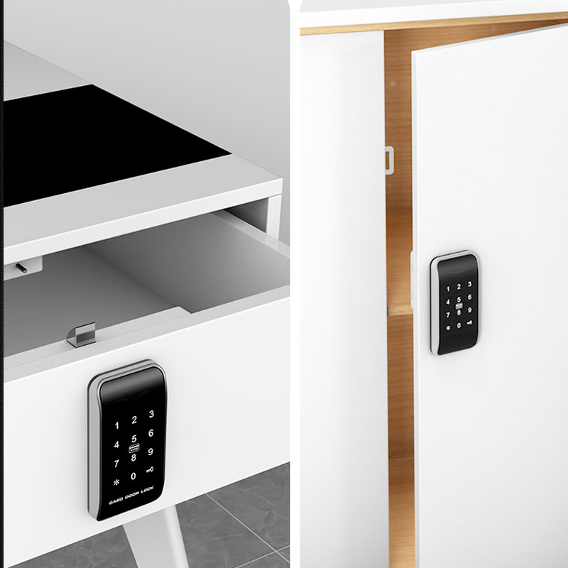 Digital Keypad Cabinet Lock with 13.56MHz MIFARE Card Reader