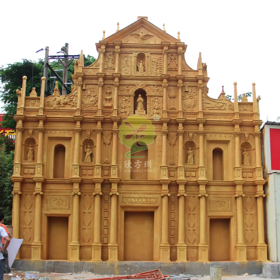 Creative Production of Customized Fiberglass Dasanba Archway Cityscape Plaza Landmark Sculpture Engineering