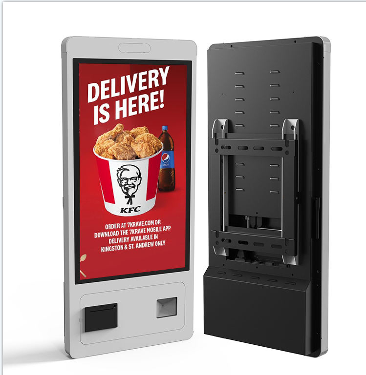 Hot Sell Self Service Win Android System Touch Screen Payment Order Kiosk