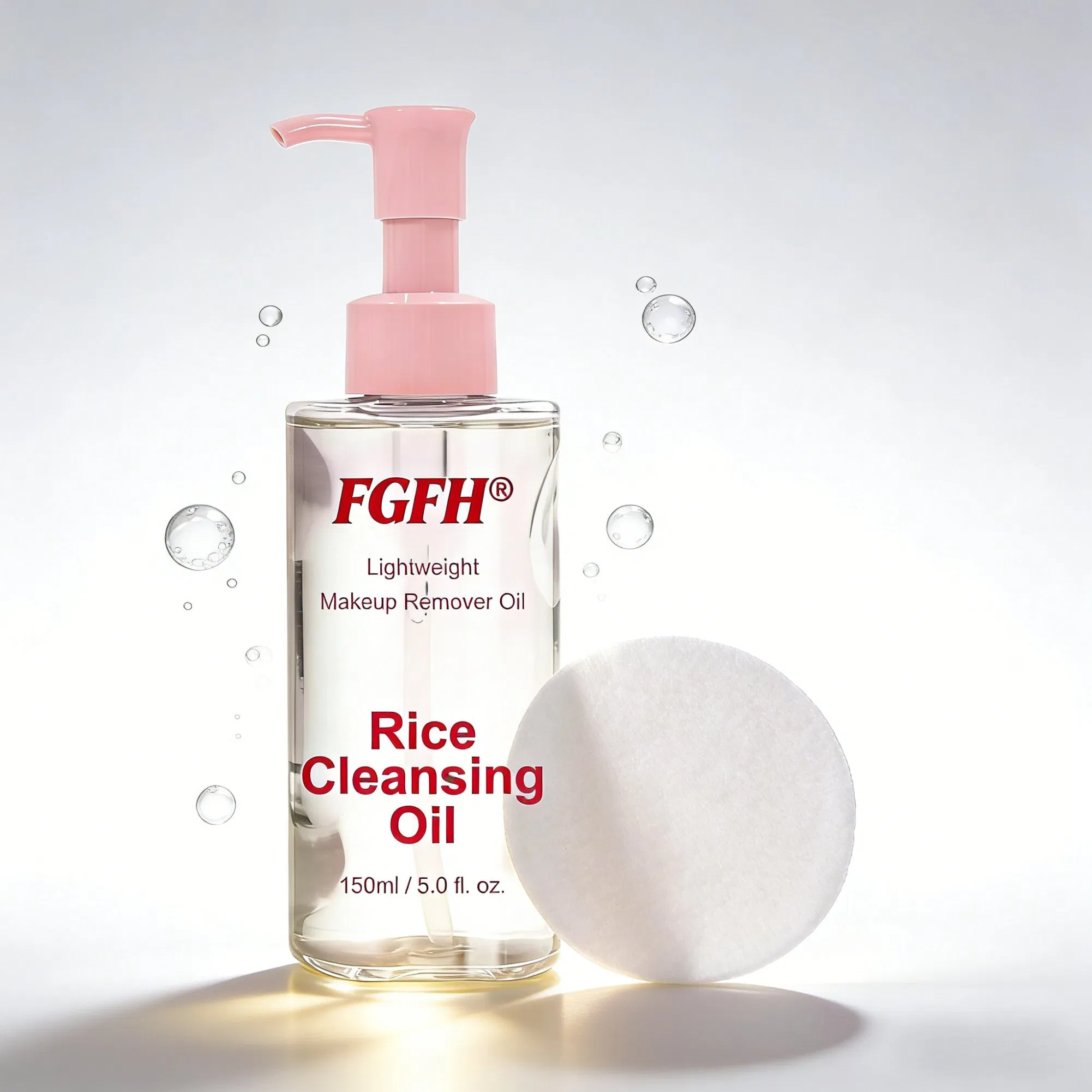 Herbal Rice Raw Pulp Cleansing Oil for Face Quick Makeup Removal Pore Purifying Moisturizer