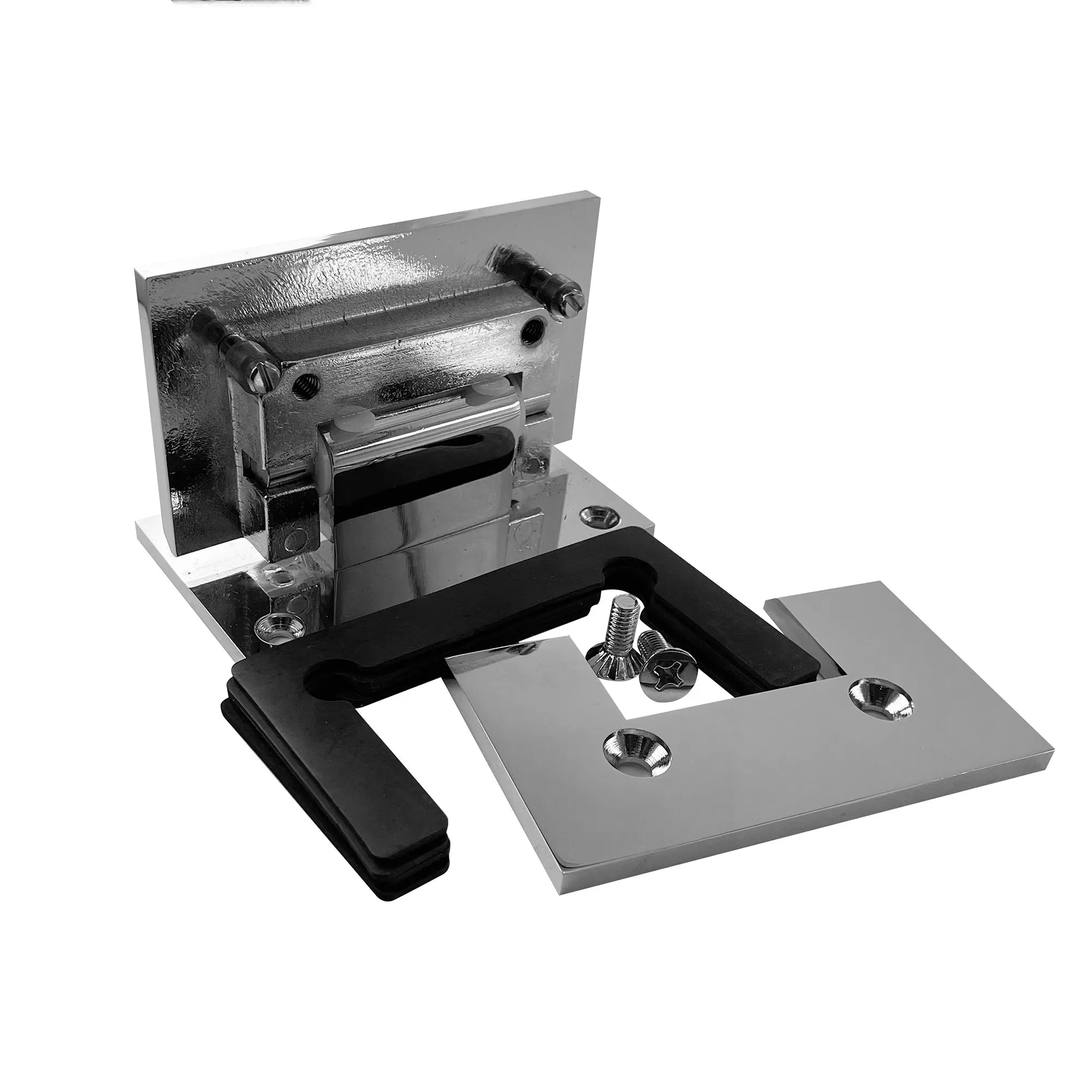 Glass to Wall Shower Hinge H Plate Shower Hinge Solid Brass Bathroom Glass Door Hinge