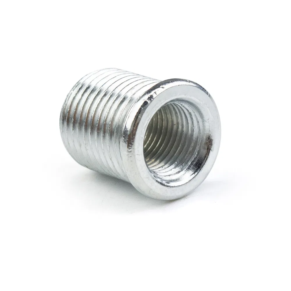 Carbon Steel Galvanized Blue-White Zinc Threaded Insert Nut Spark Plug Insert Flange Thread Insert Nut