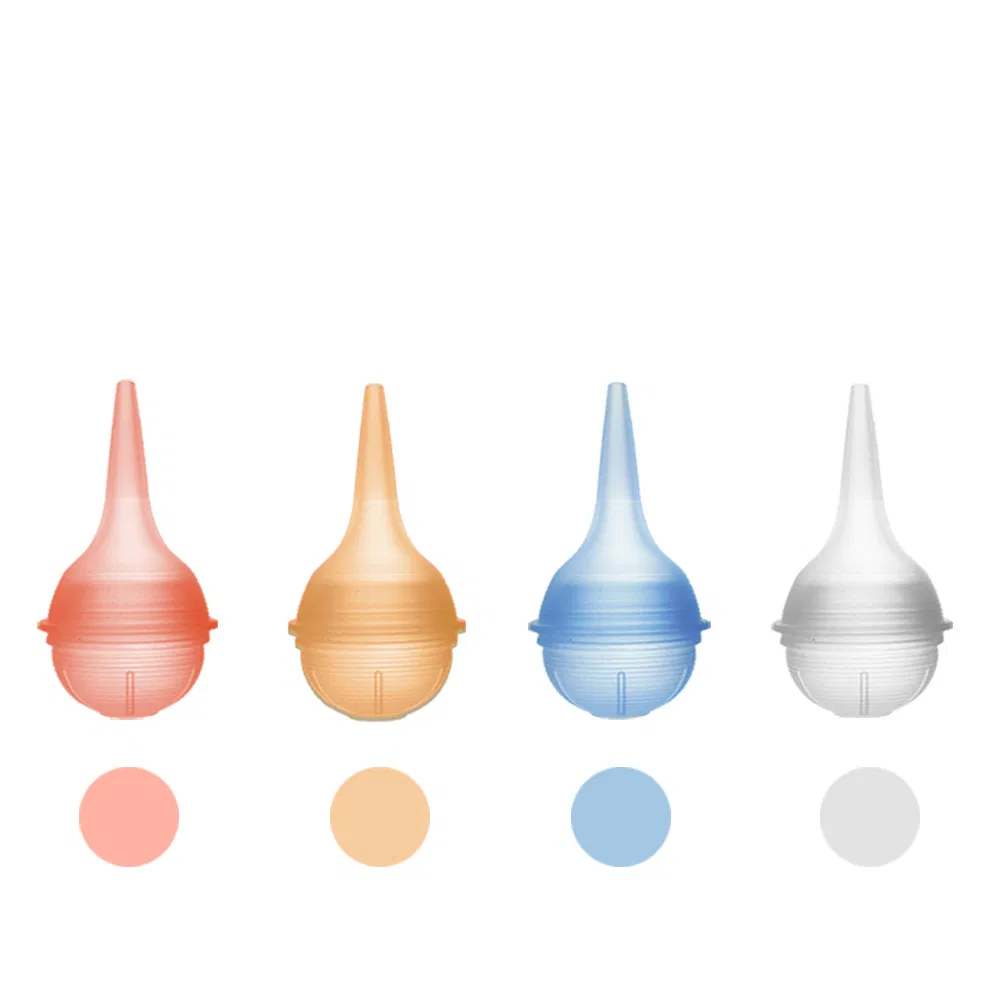 Portable Safety Use BPA Free Soft Silicone Baby Nasal Aspirator for Nose Cleaning