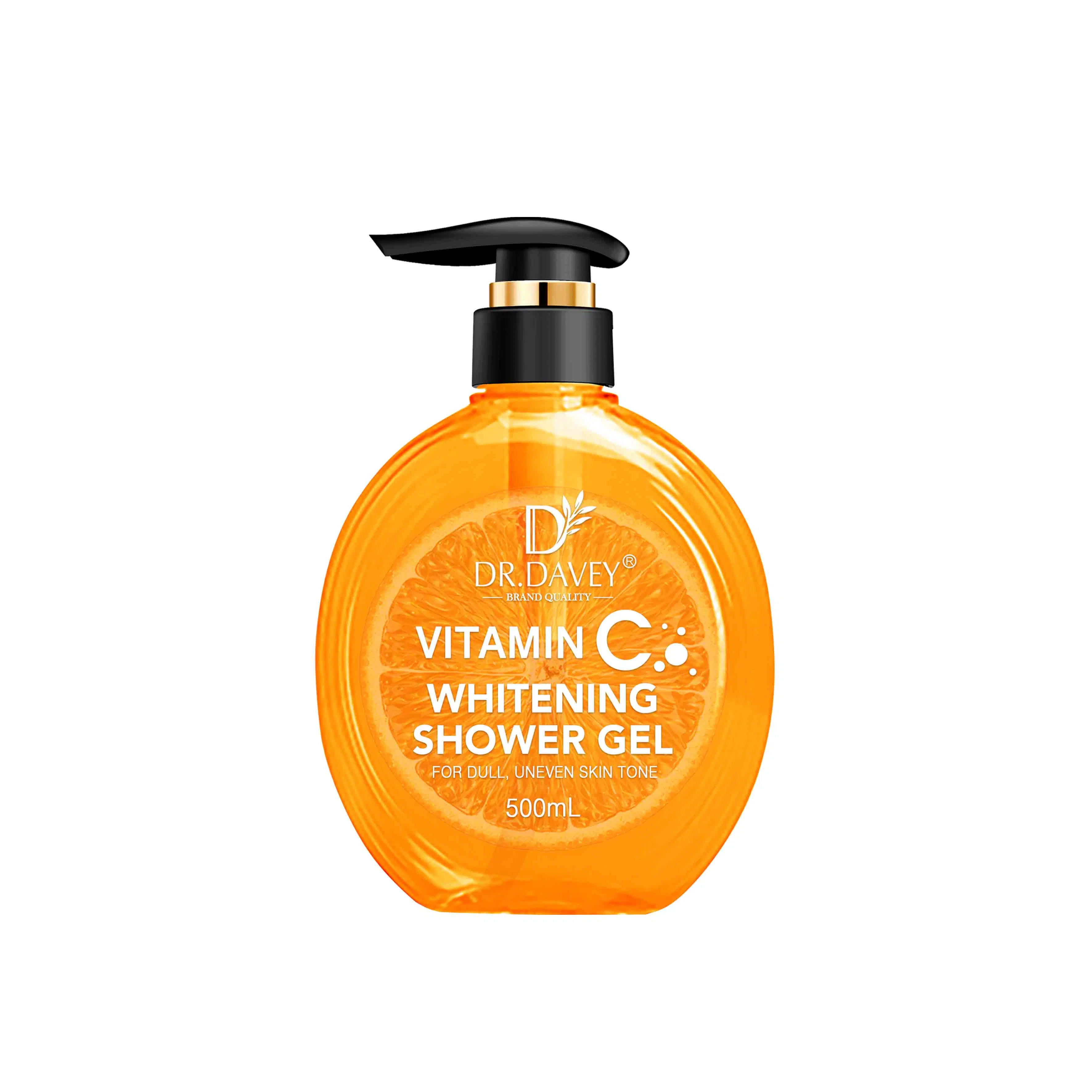 Vitmin C Shower Gel Body Cleaning Body Wash Whitening Moisturizing Refreshing 500ml Private Label Dr. Davey