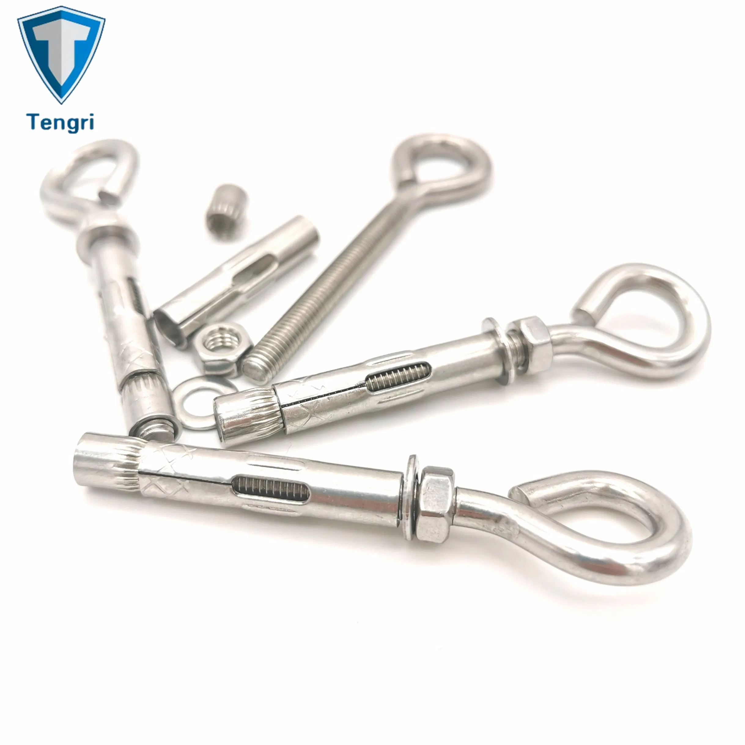 Concrete Anchor Expansion Screw Stainless Steel Sleeve Anchor Eye Bolt