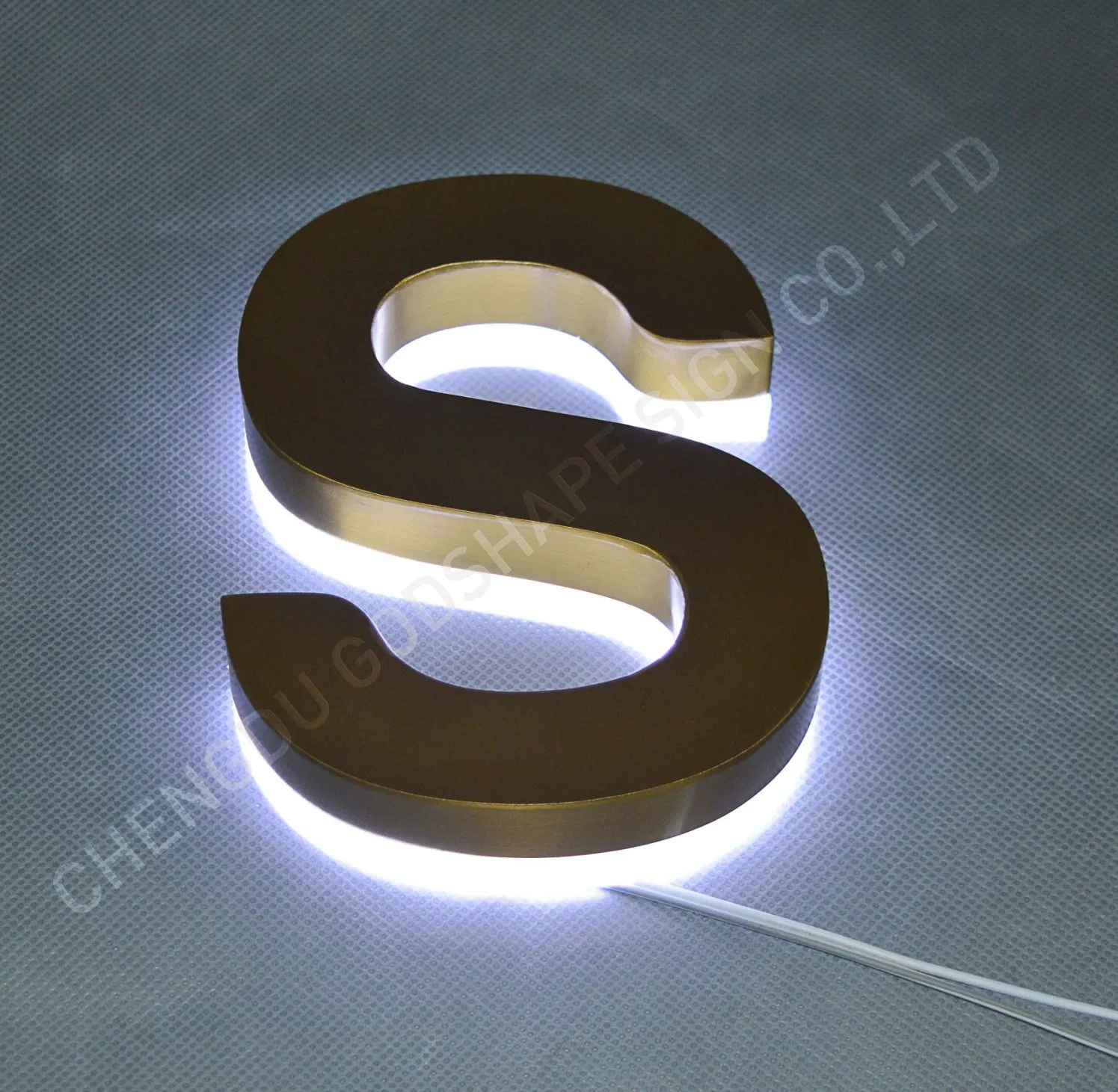 Outdoor Metal 304 Ss Letters Sign LED Shop Letter Signs