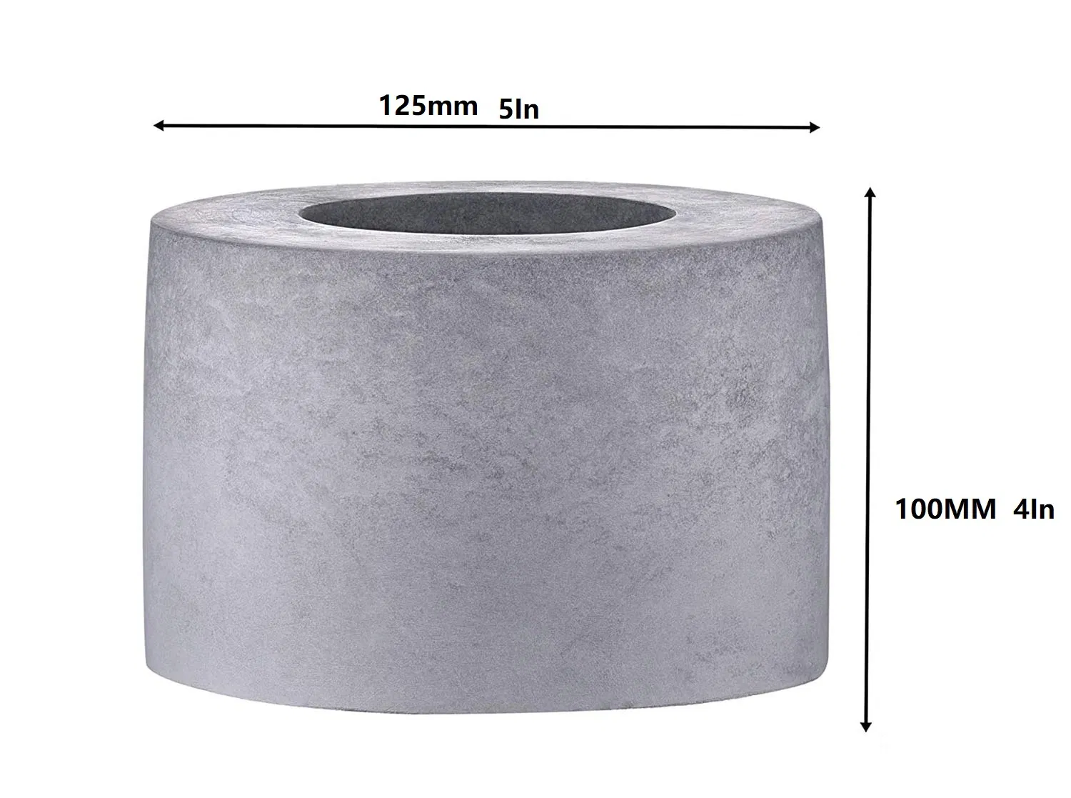 Мини-камин для стола на биоэтаноле, бетонный