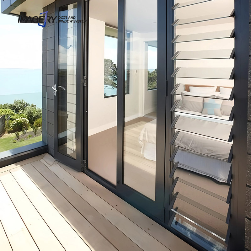 Adjustable Aluminum Cheap Jalousie Windows and Louver Type Glass Windows