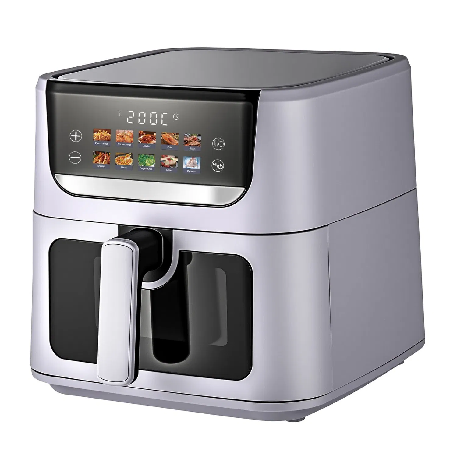 Mechancial Air Fryer 6L Visible Window Household Kitchenware Air Fryer