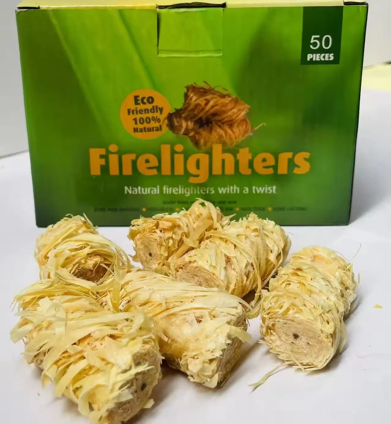 Eco-Friendly Fire Starter for BBQ, Fireplace, and Campfire Use