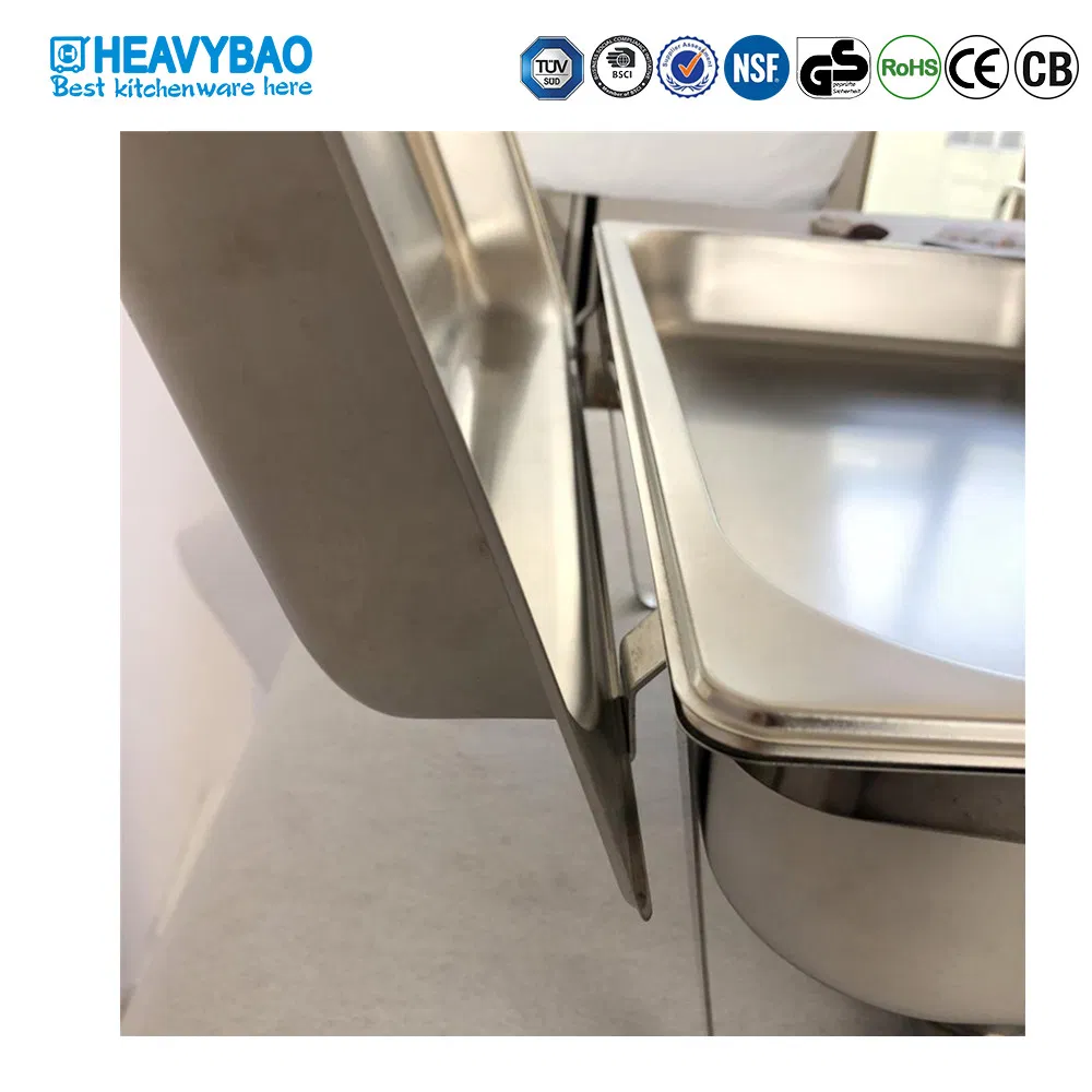 Heavybao Stainless Steel Chafing Dish Economic and Reliable Kitchen Equipment for Hotel and Restaurant