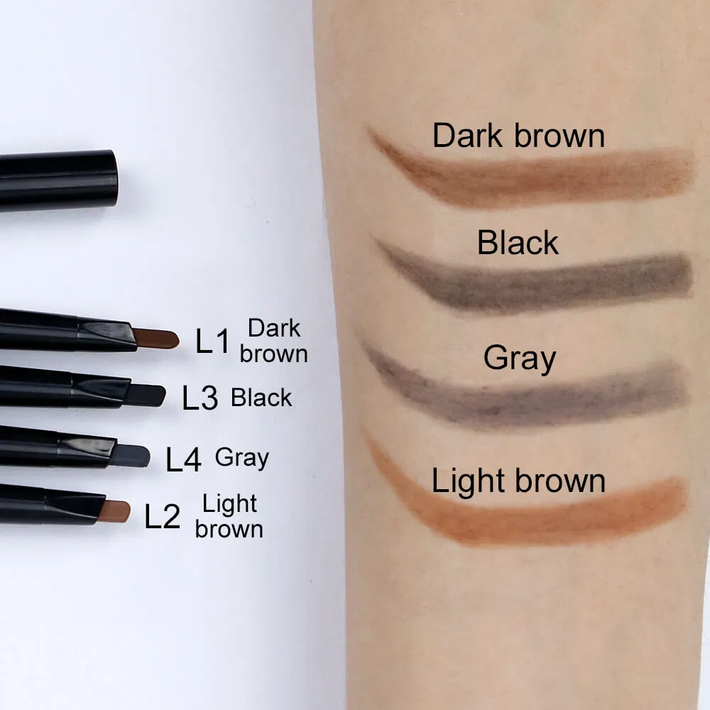 Free Sample Hot Sell Long Lasting Multi-Color Waterproof Eyebrow Pencil
