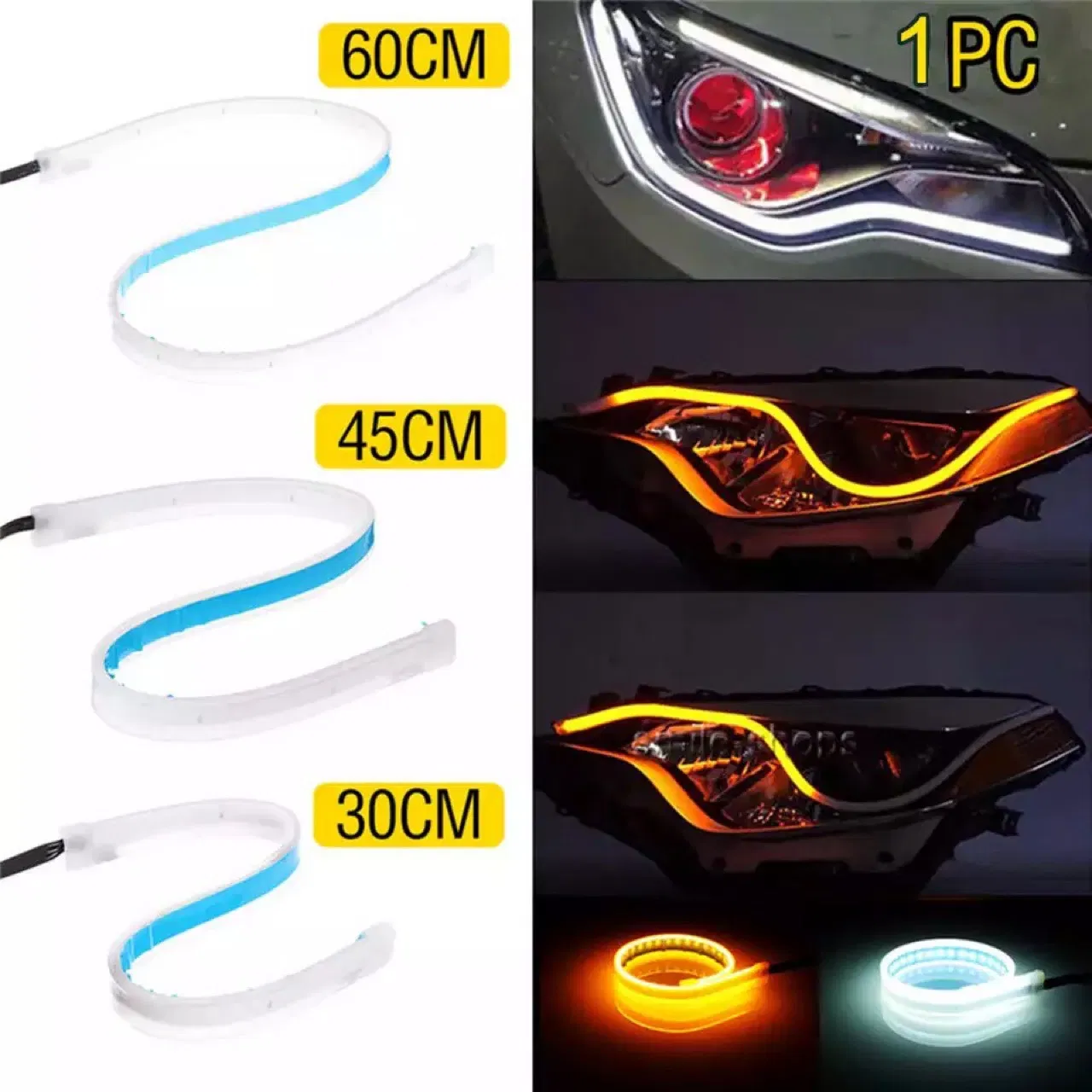 Ultra-Thin Car LED Daytime Running Strip Light