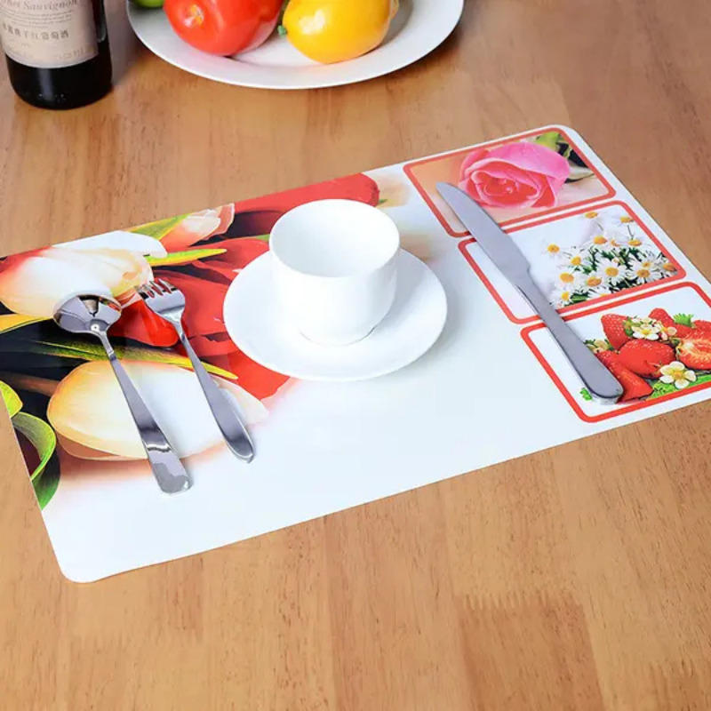 Stylish Durable Plastic Kids PP Printed Placemat for Modern Dining Table Decor