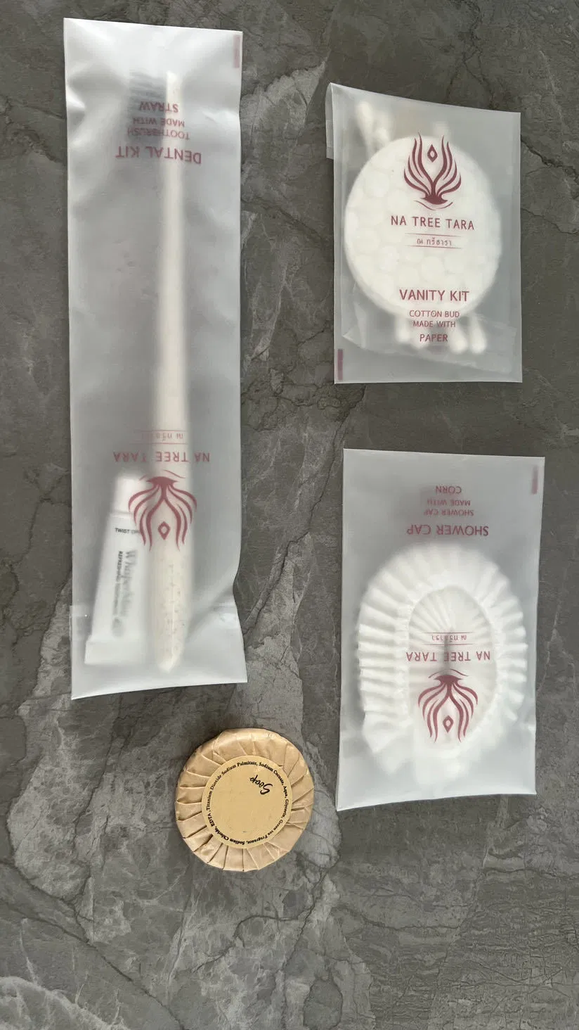 Wheat Straw Packing Hotel Amenities Vanity Kit/Wheat Straw Hotel Toothbrush