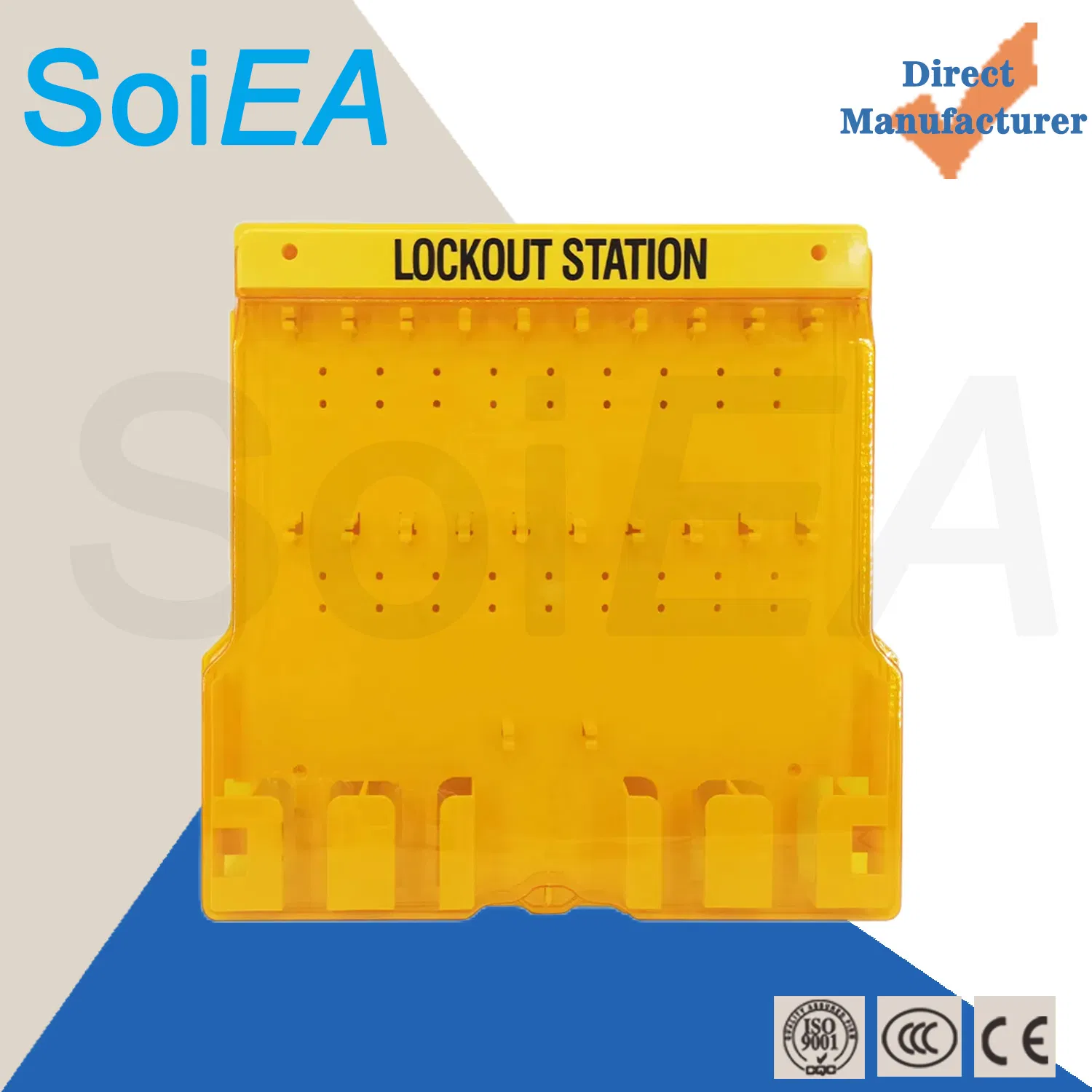 China High Security Factory OEM Safety Box Kit 20PCS Padlocks Lockout Station