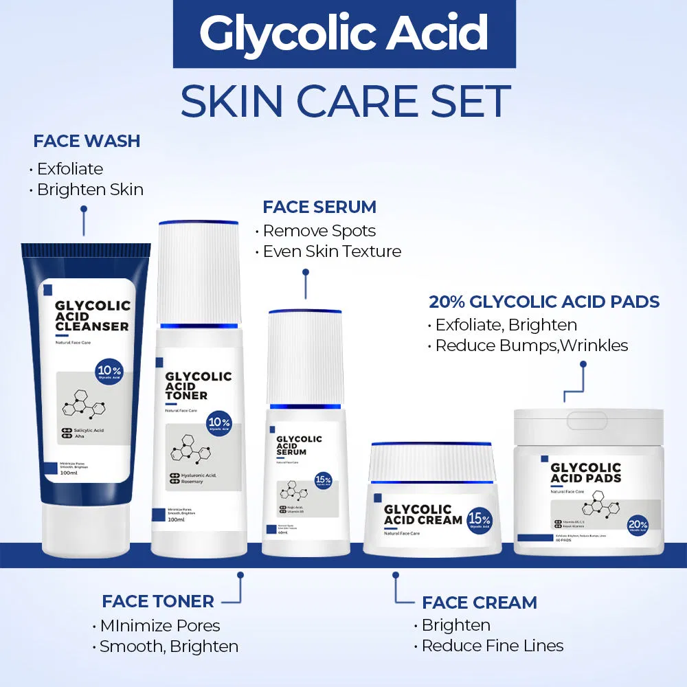 Glycolic Acid Collagen Anti-Wrinkle Firming Brightening and Acne Care Cream