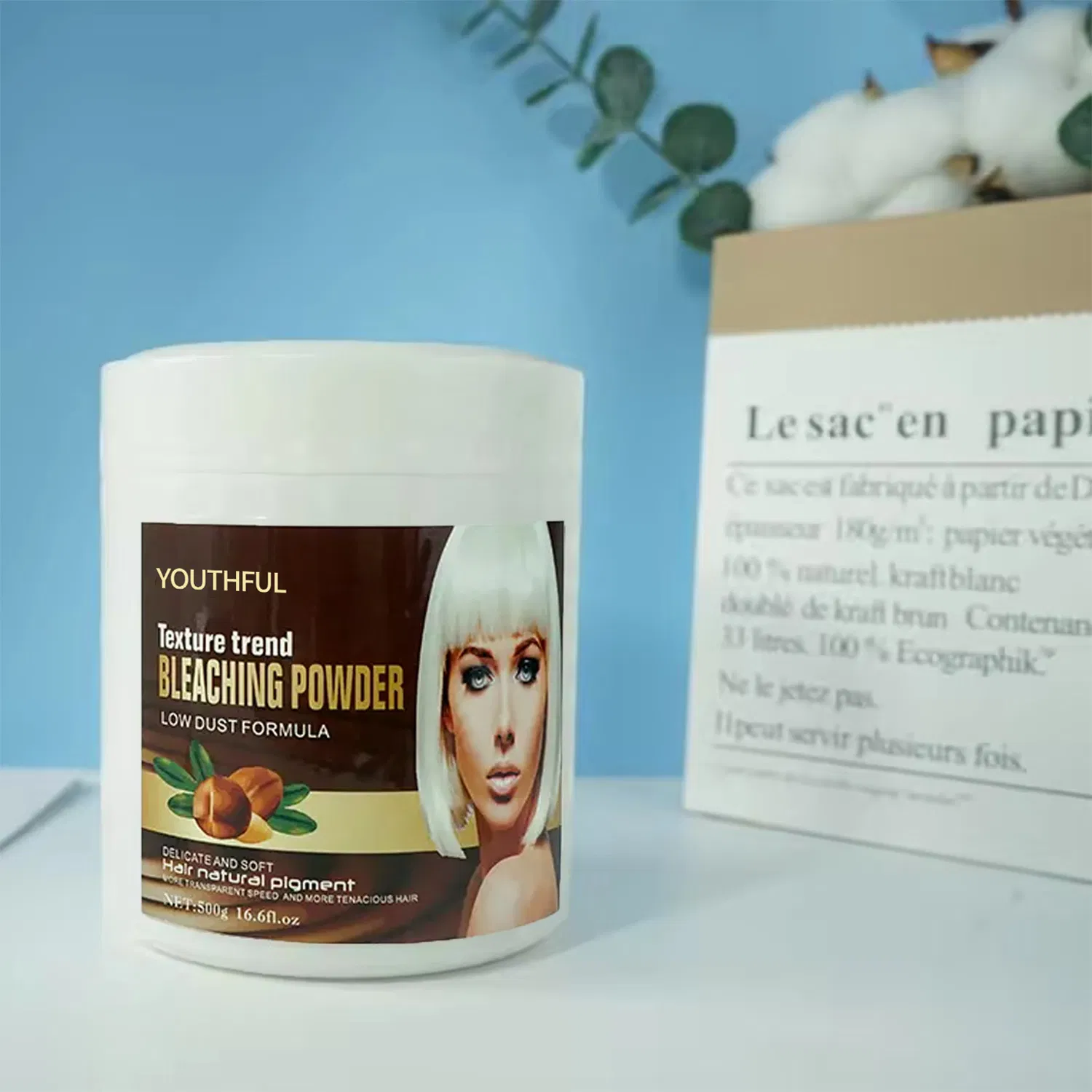 Wholesale Fast Bleaching Action Organic Hair Bleaching Powder in Hair Dye