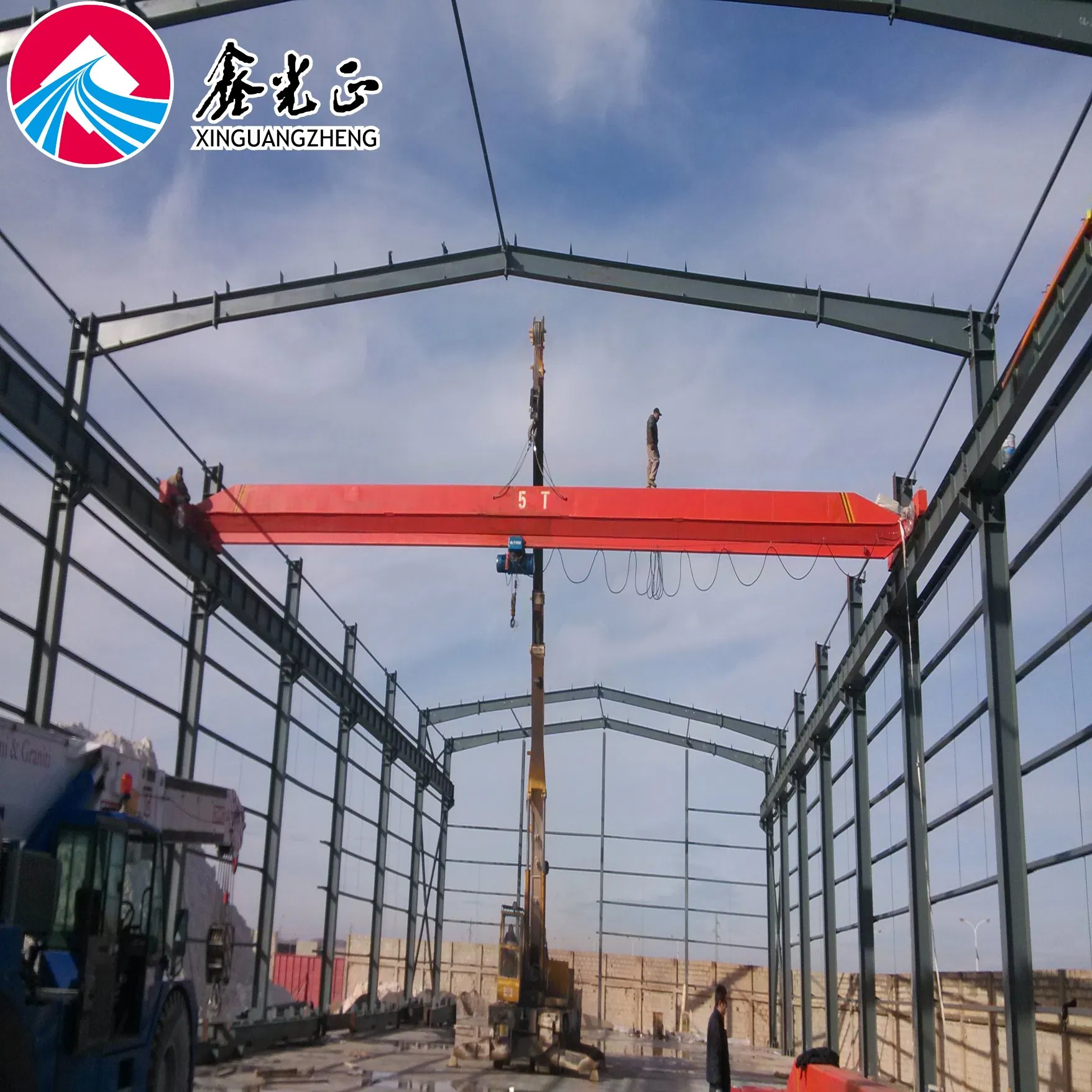 Welded H Section Beam and Column Steel Structure Building Material