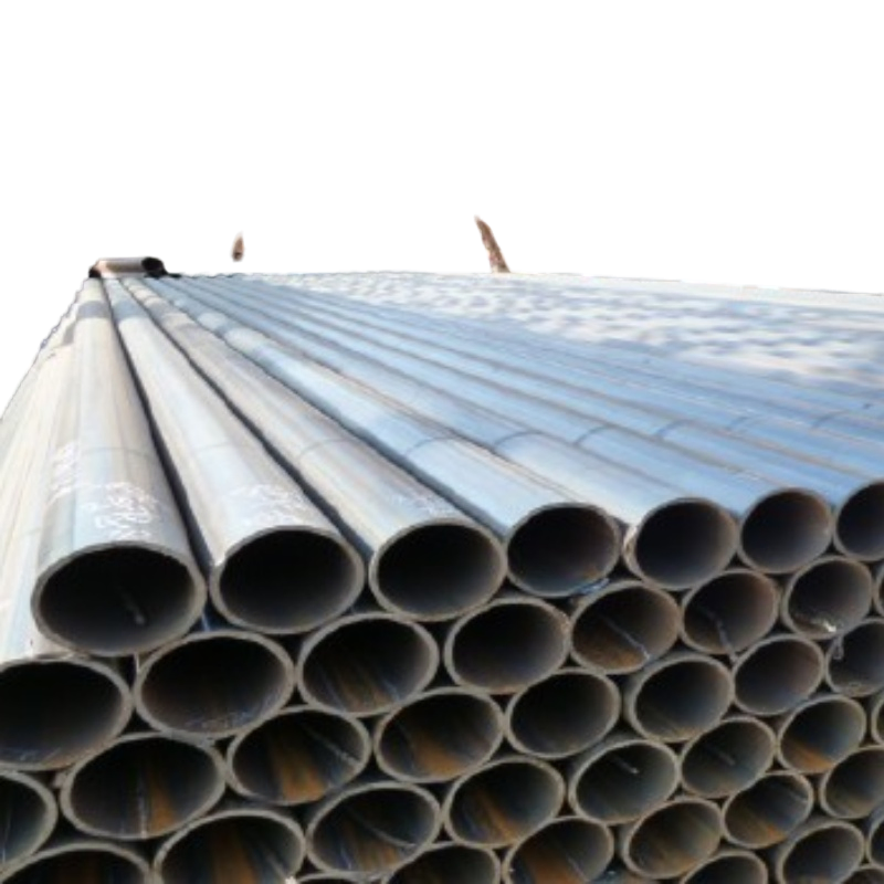 Heavy-Duty Hot-Dipped Galvanized Round Tube Steel Pipe with 300G/M² Zinc Coating - Premium Structural & Scaffolding Use Construction Pipe for Industrial Ap